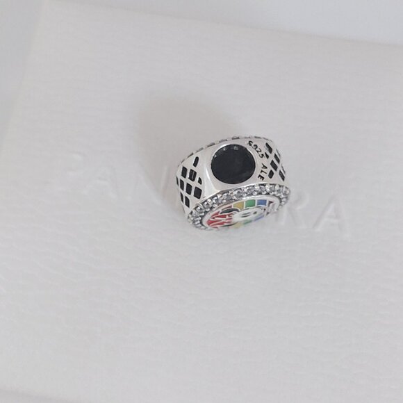 Pandora Mickey Minnie Rainbow Pride Bead Charm S925 Silver with box - Picture 4 of 5